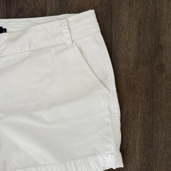 J CREW - Chino Shorts - Women - White - 12 - Picture 2 of 4